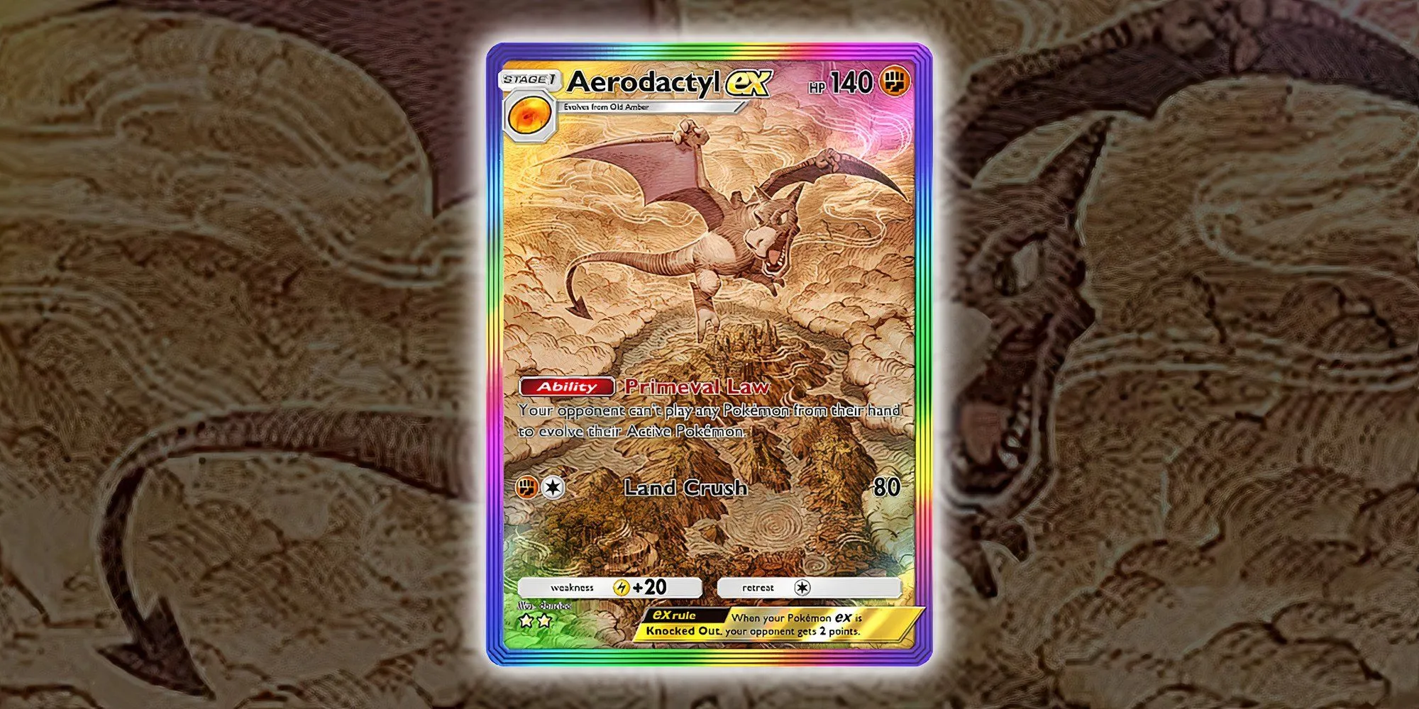 Aerodactyl Arte completa