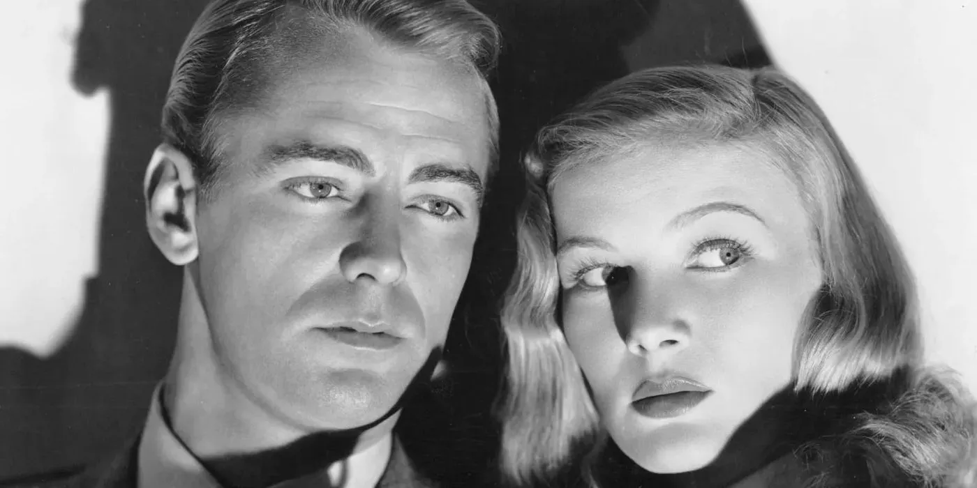 Alan Ladd et Veronica Lake