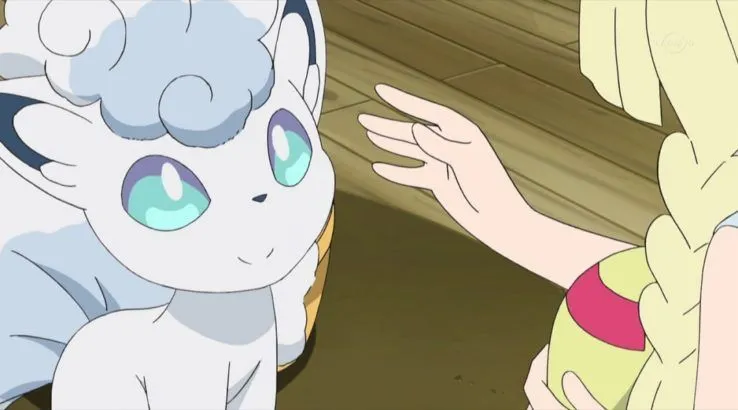 Vulpix en el anime