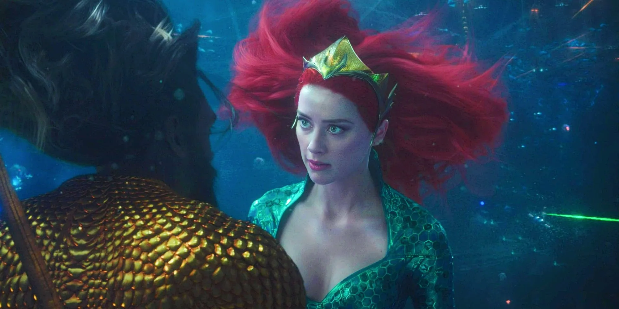 Amber Heard nel ruolo di Mera in Aquaman