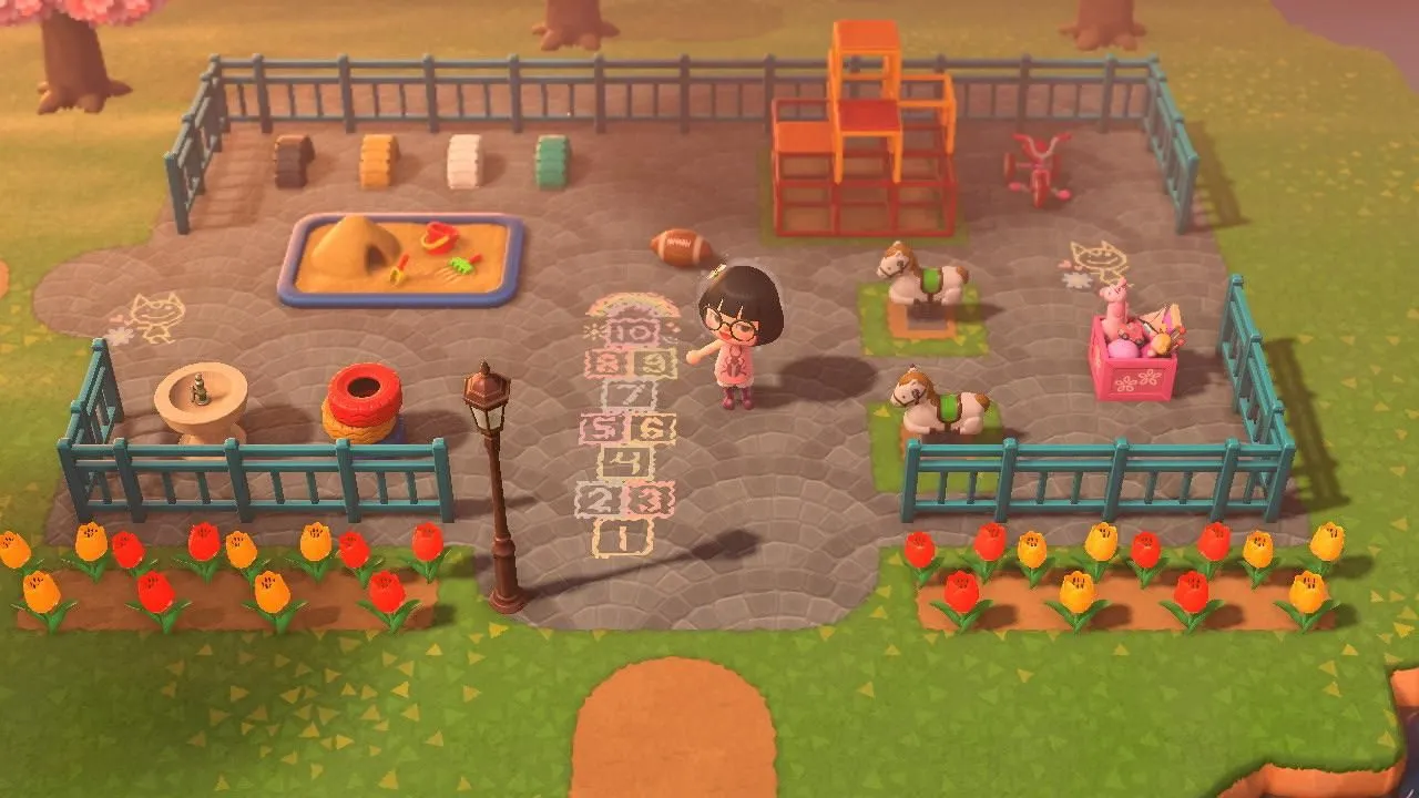 Personnage d'Animal Crossing dans Playground