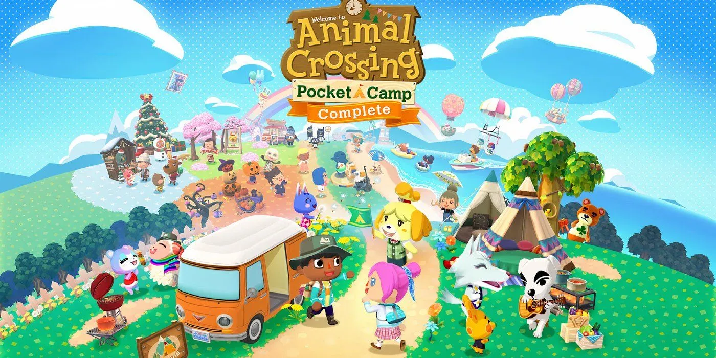 Mieszkańcy wsi świętują w Pocket Camp