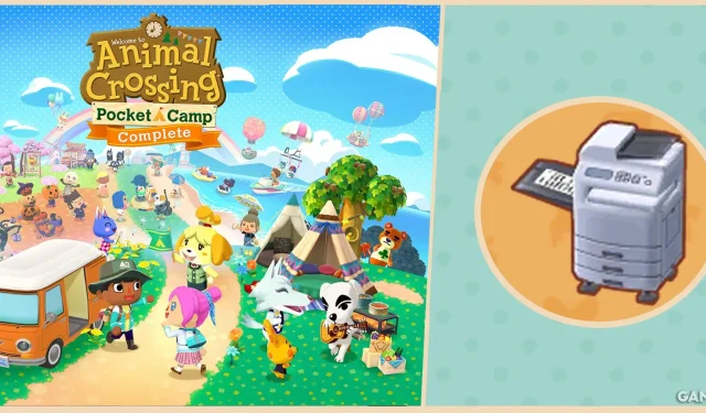 Animal Crossing: Pocket Camp에 대한 완전한 가이드 – 복사기 획득 방법