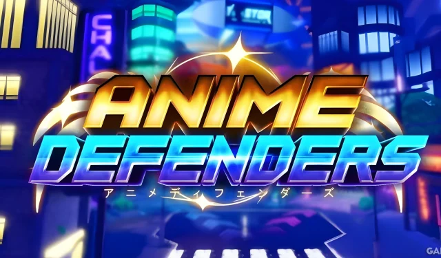 Roblox Anime Defenders-Codeliste vom Dezember 2024