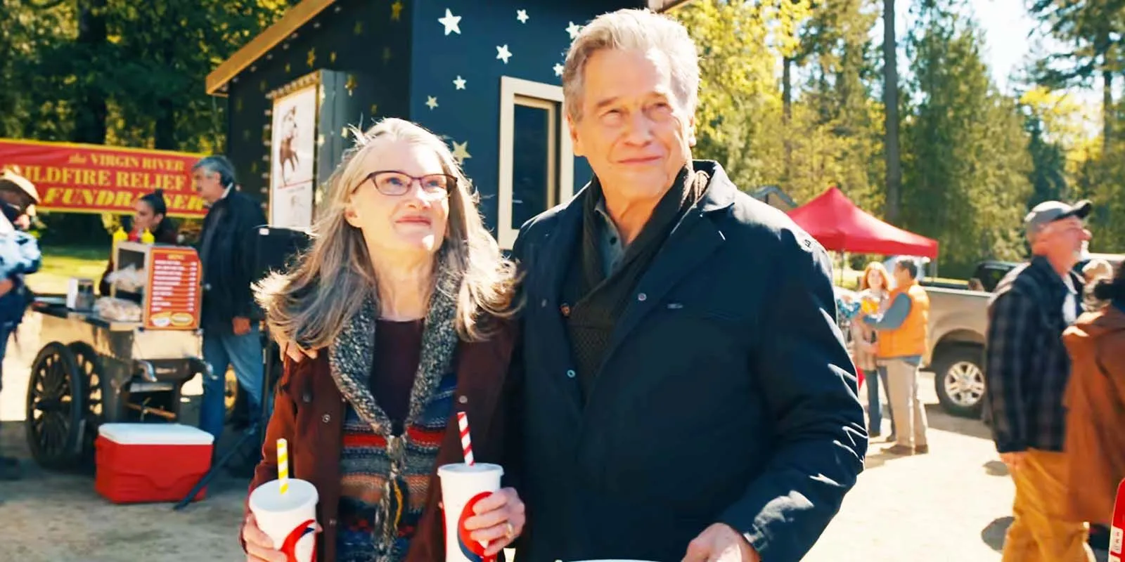 Annette O'Toole als Hope und Tim Matheson als Doc