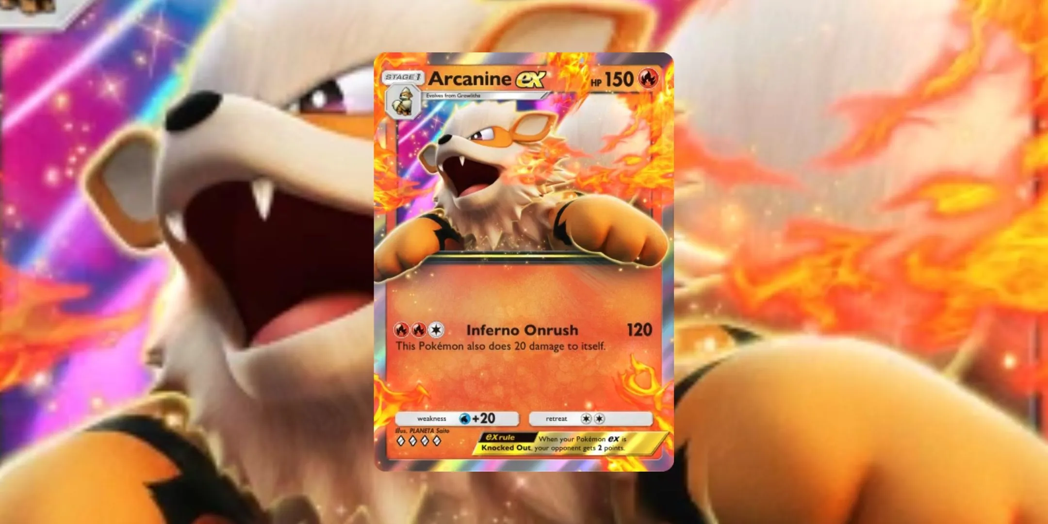 Arcanine ex in Pokémon TCG Pocket