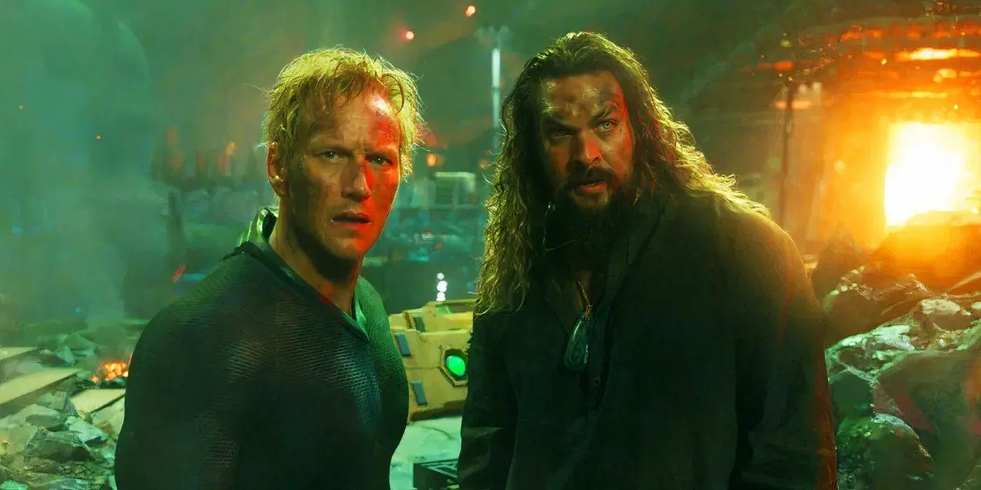 Arthur Curry e Orm in Aquaman e il regno perduto