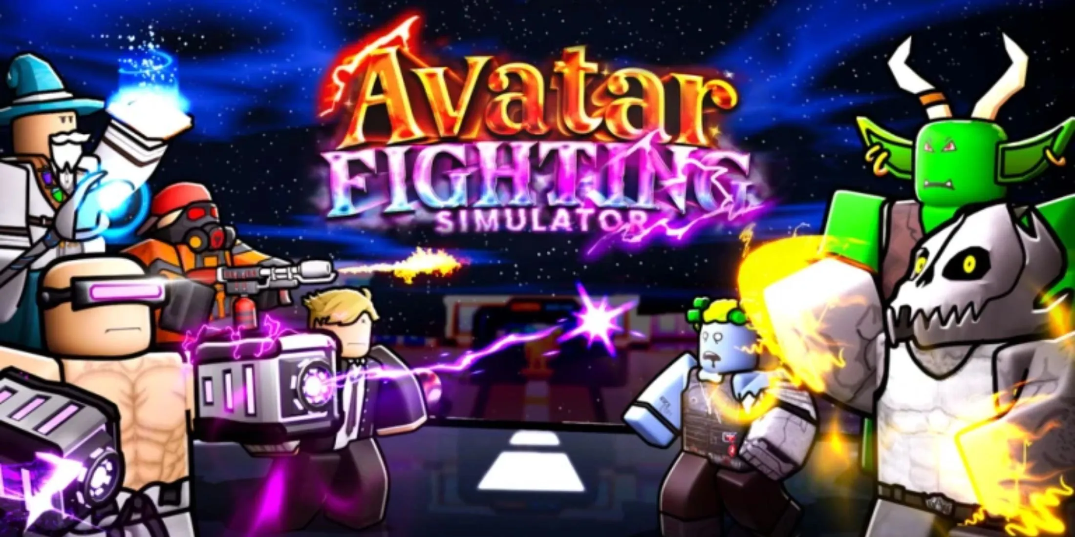 Charaktere aus Avatar Fighting Simulator