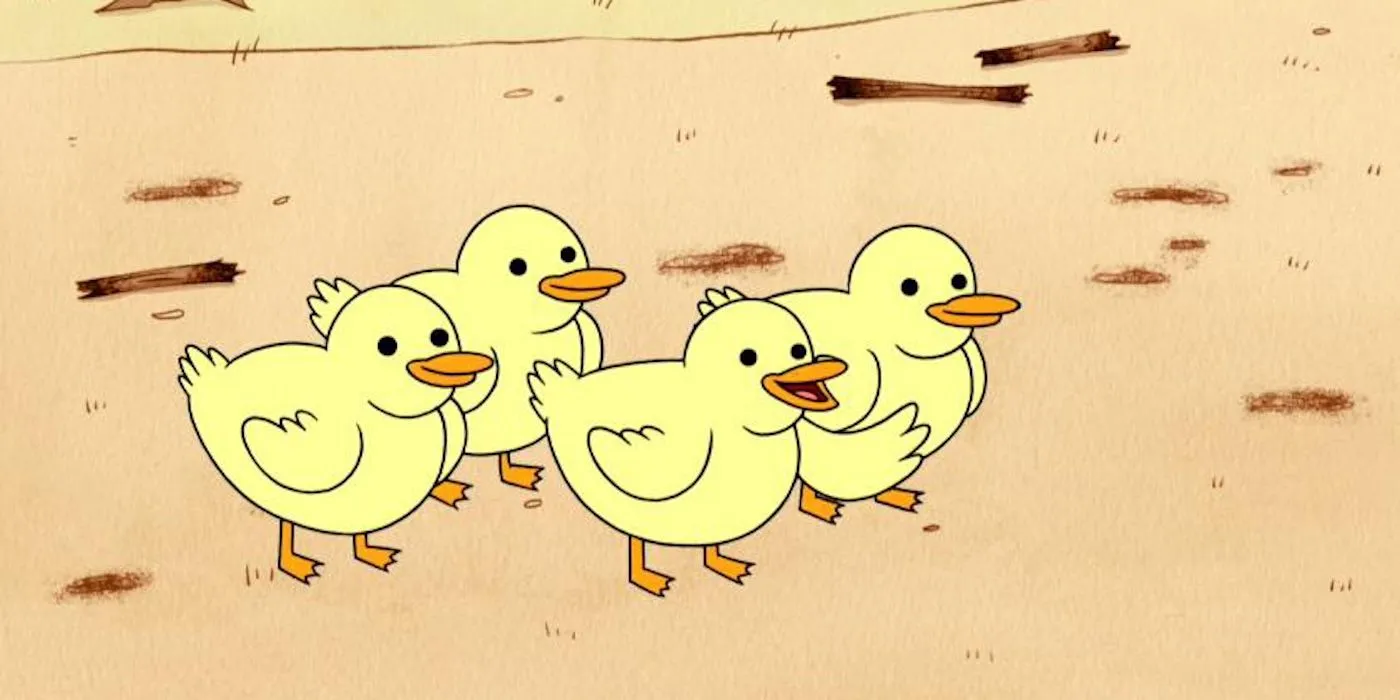 Baby Ducks in Regular Show