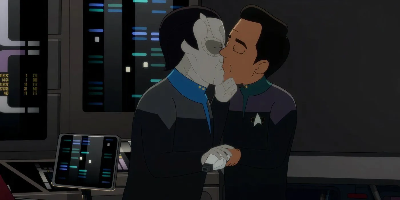 Bashir e Garak si baciano a Lower Decks