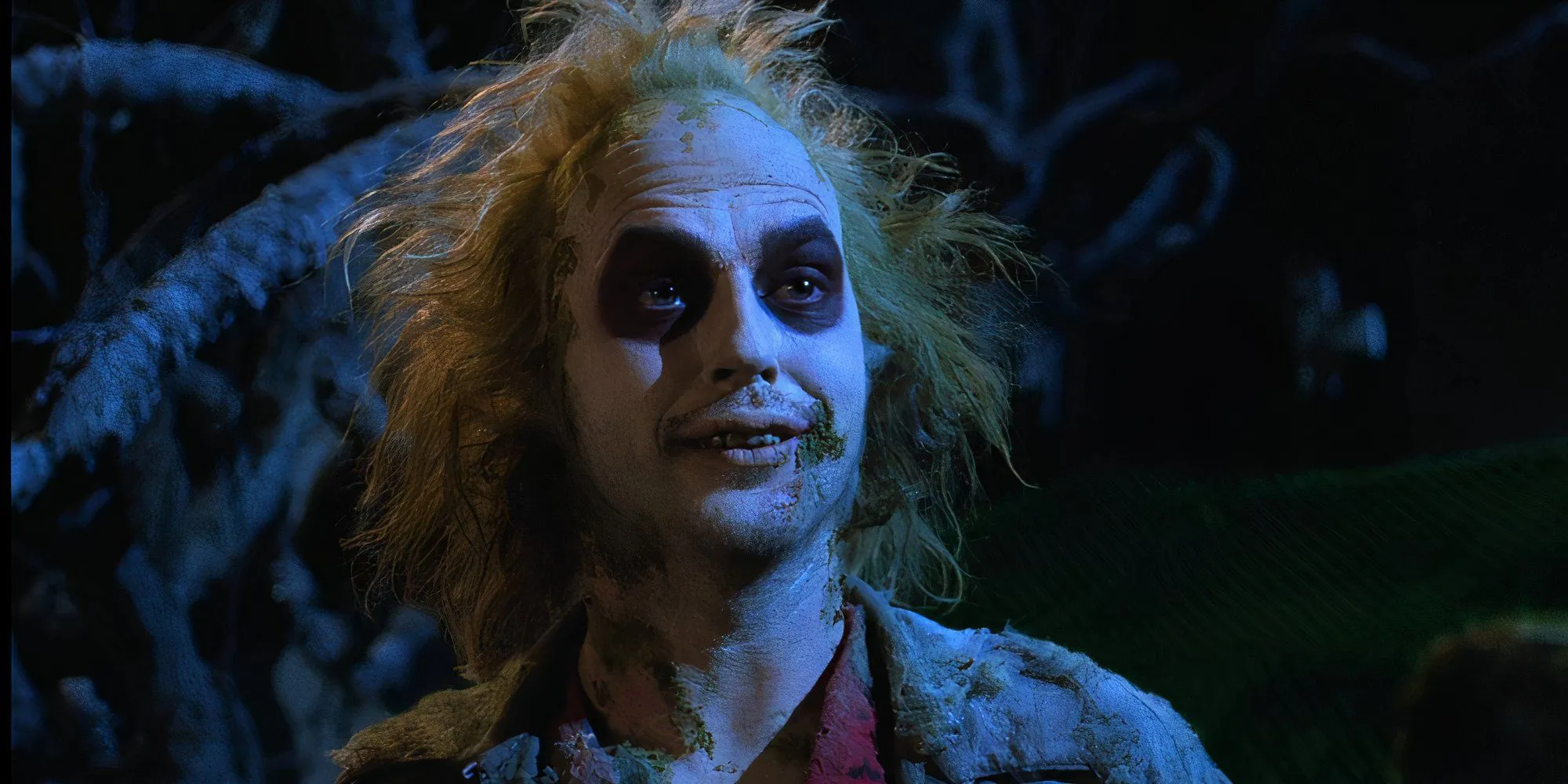 Michael Keaton dans Beetlejuice de Tim Burton.