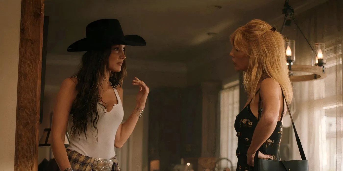 Bella Hadid nel ruolo di Sadie e Kelly Reilly nel ruolo di Beth