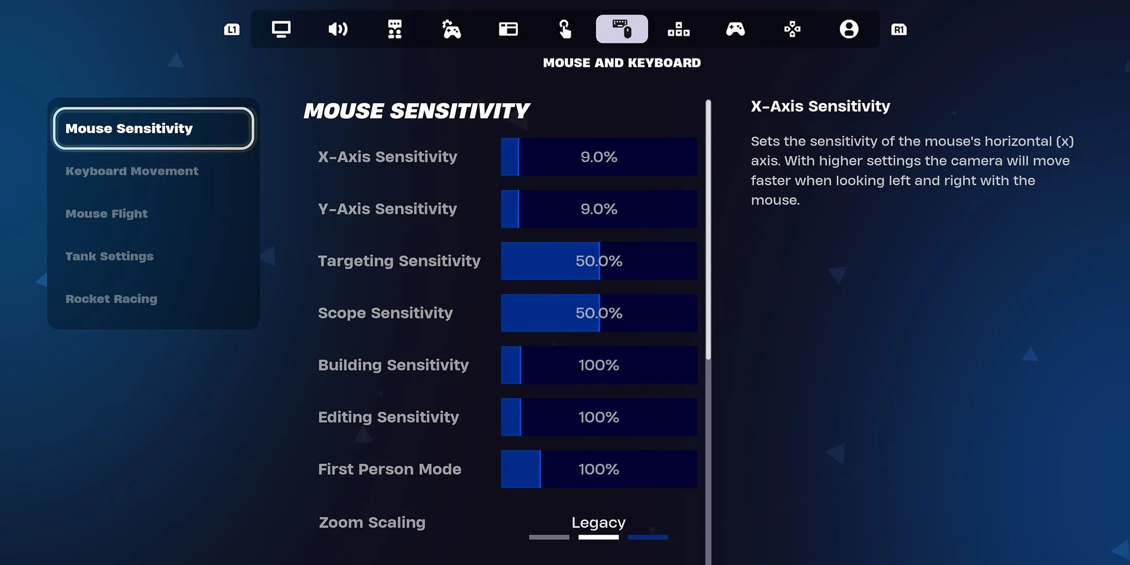 La mejor configuración de teclado y mouse para Fortnite Ballistic