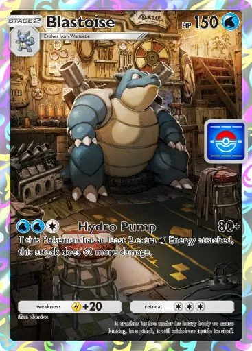 Carte Blastoise