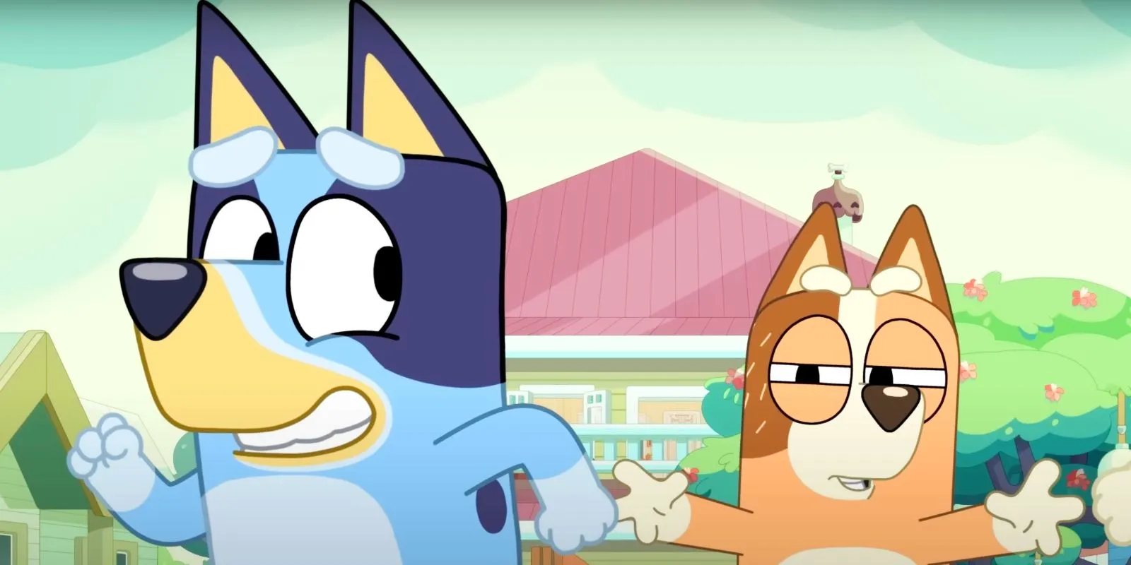 Bluey et Bingo dans l'épisode Bluey