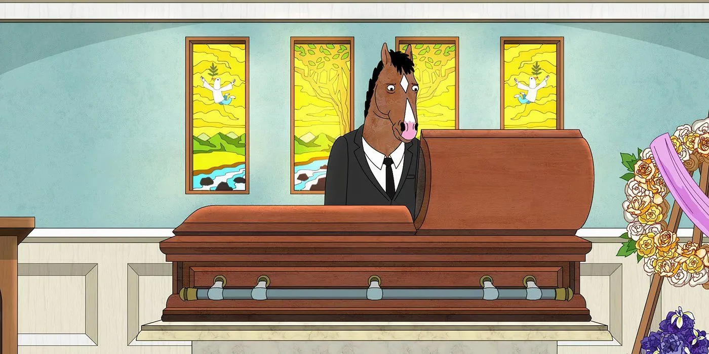 BoJack Horseman à un enterrement à Free Churro