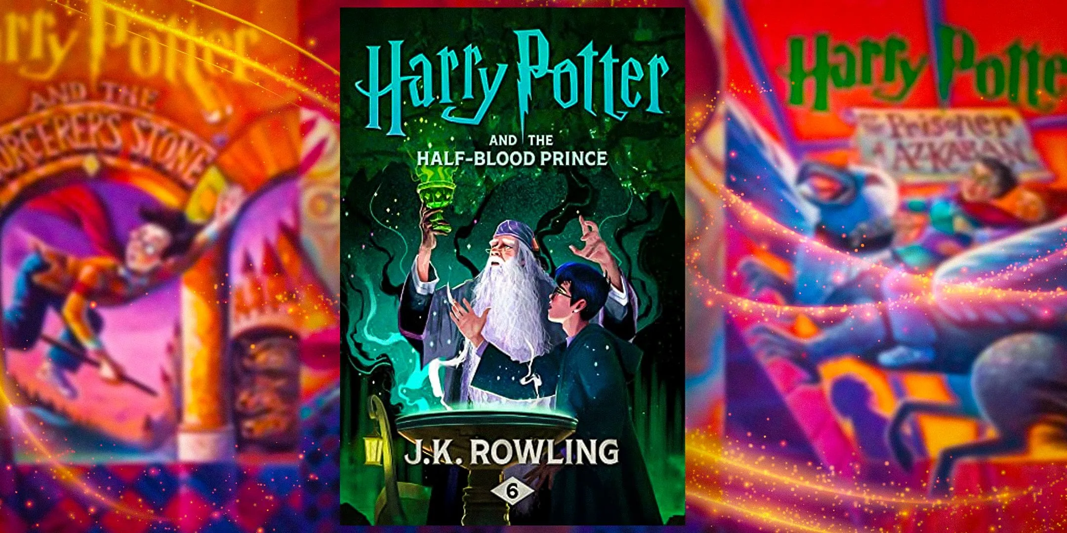 Portadas de los libros de Harry Potter