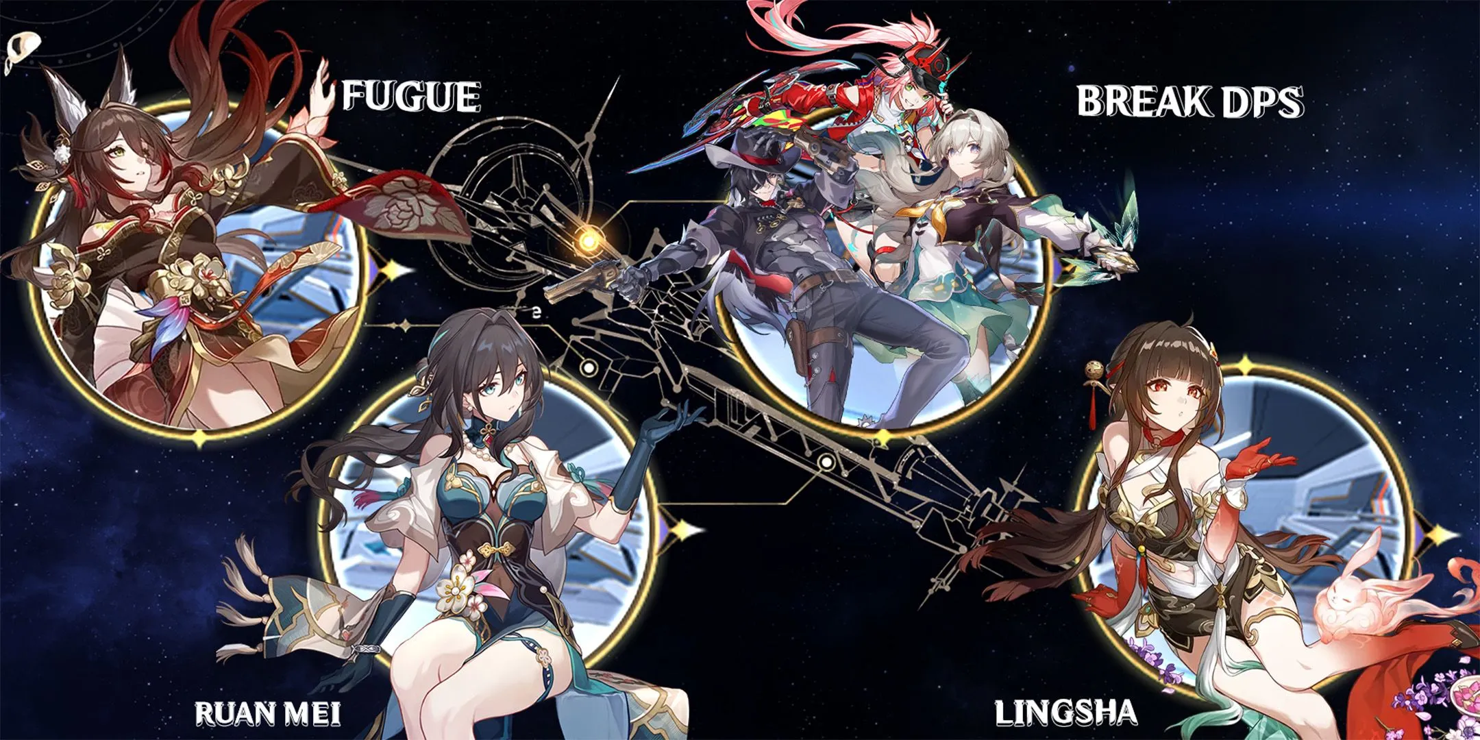 break dps-ruan mei-lingsha-and fugue team composition in honkai star rail