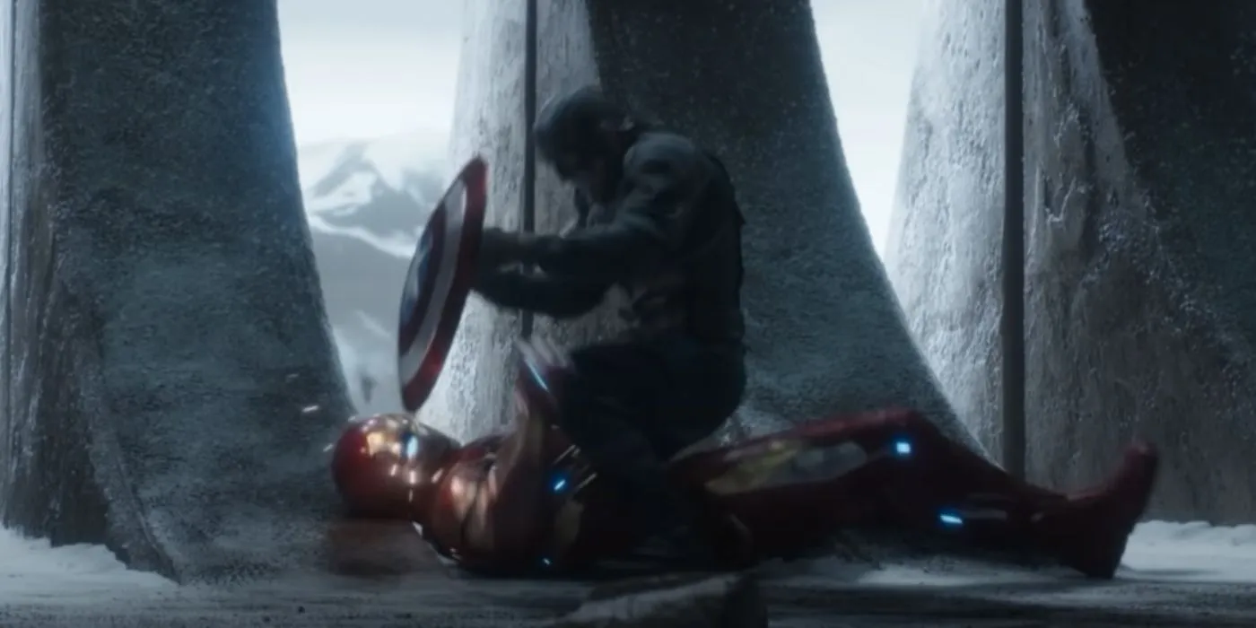 Capitan America combatte Iron Man in Civil War