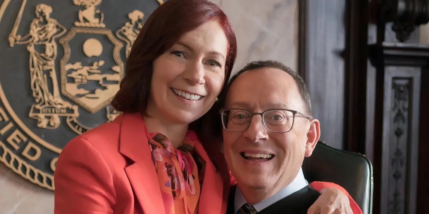 Carrie Preston y Michael Emerson en Elsbeth