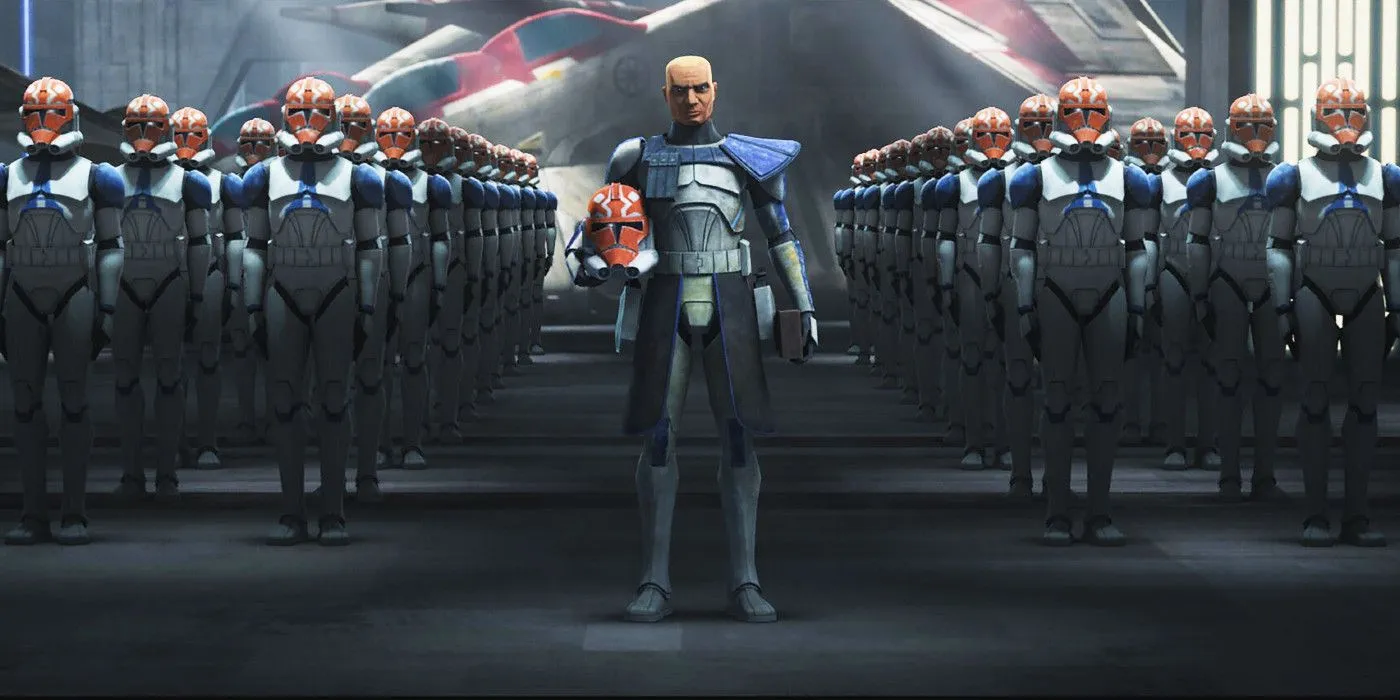 Les soldats clones rendent hommage à Ahsoka