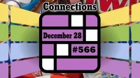 December 28, 2024 Connections Puzzle #566 Hints and Answers