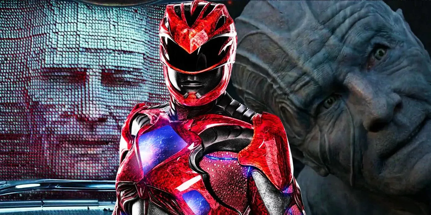 Immagine personalizzata di Zordon e del Red Ranger in Power Rangers 2017