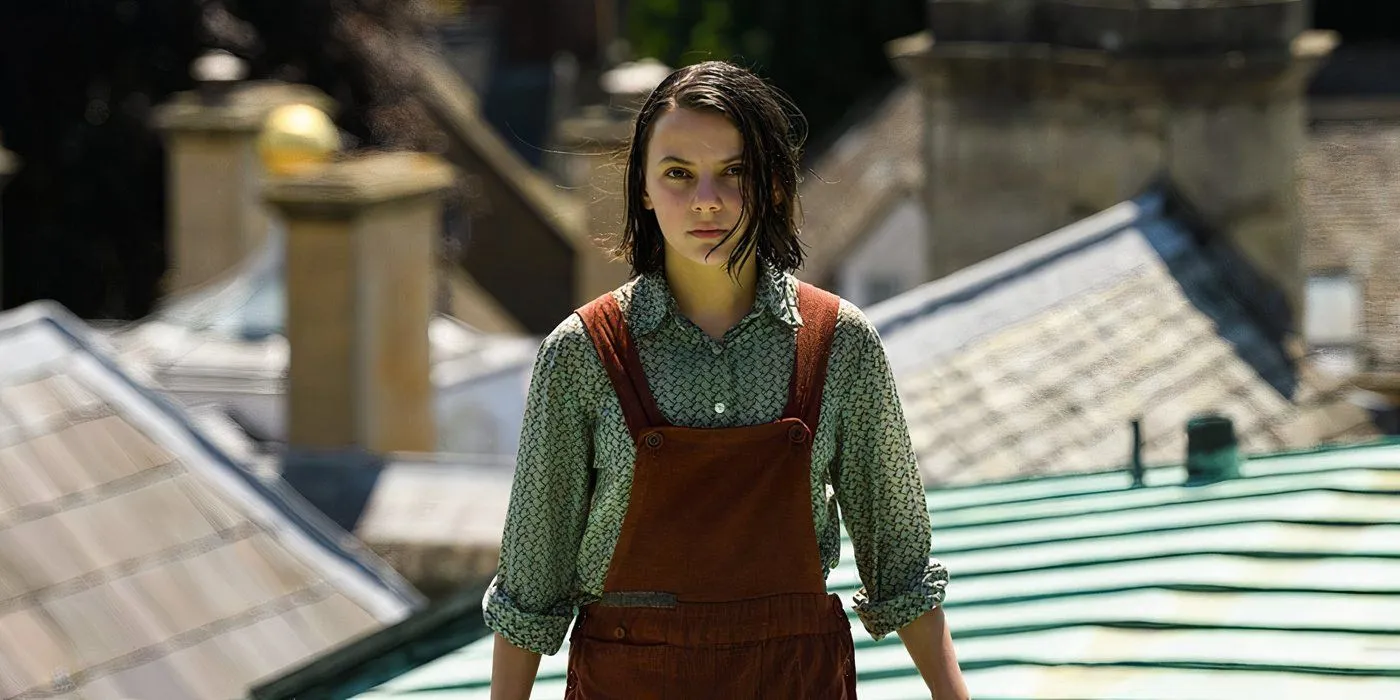 Dafne Keen als Lyra Belacqua.