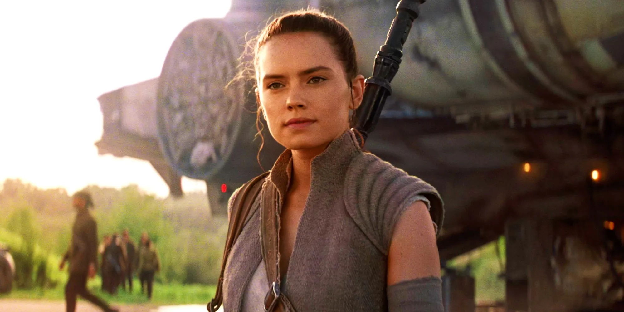 Daisy Ridley como Rey en El despertar de la fuerza