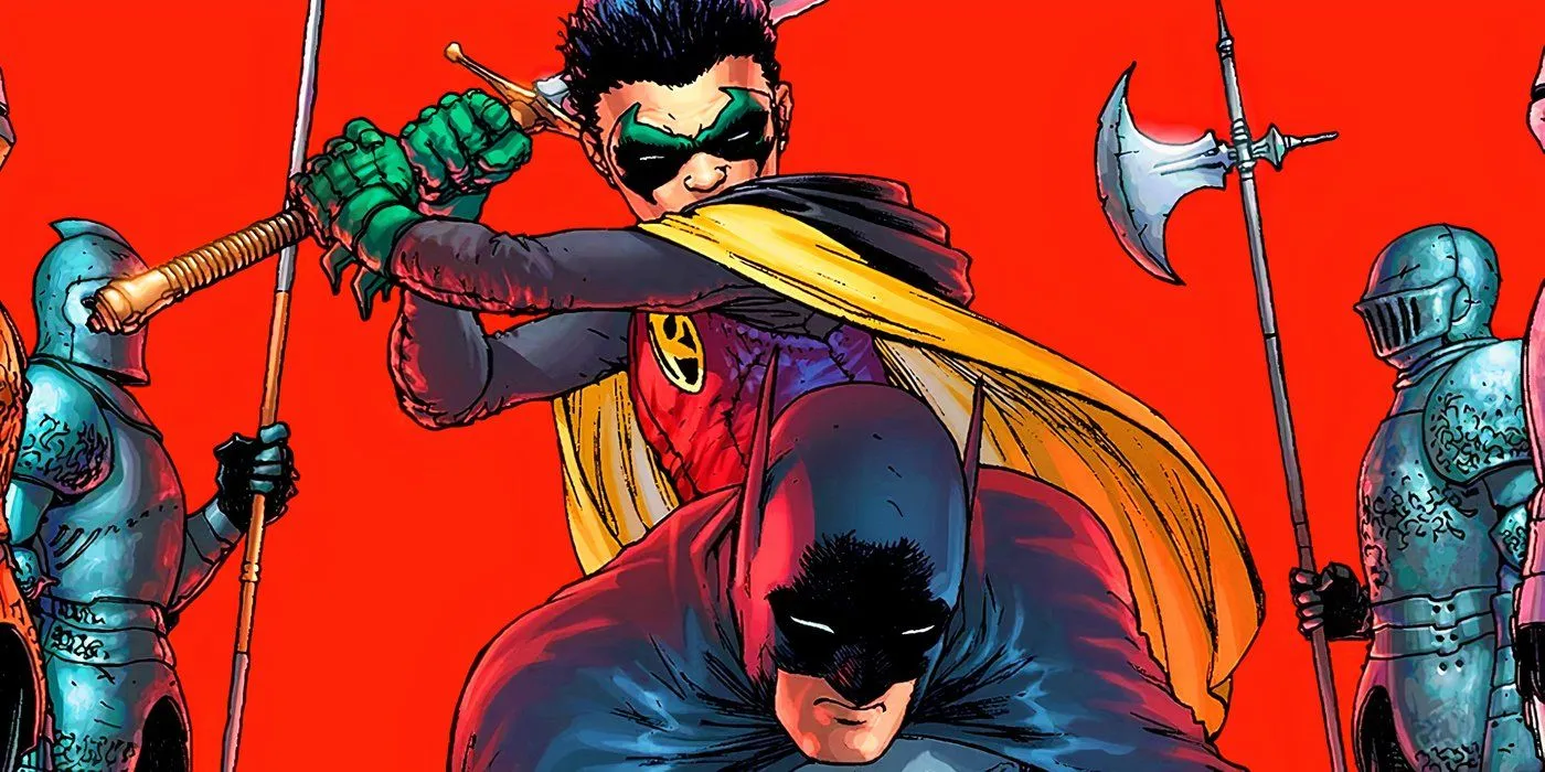 Damian Wayne face à Batman