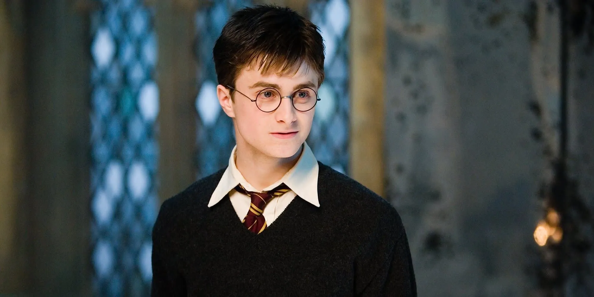 Daniel Radcliffe jako Harry Potter w Pokoju Życzeń