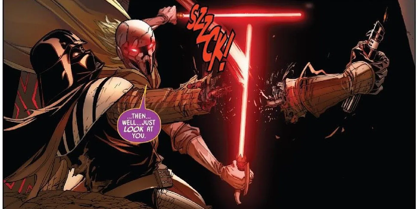 Darth Momin challenges Vader's Sith credentials