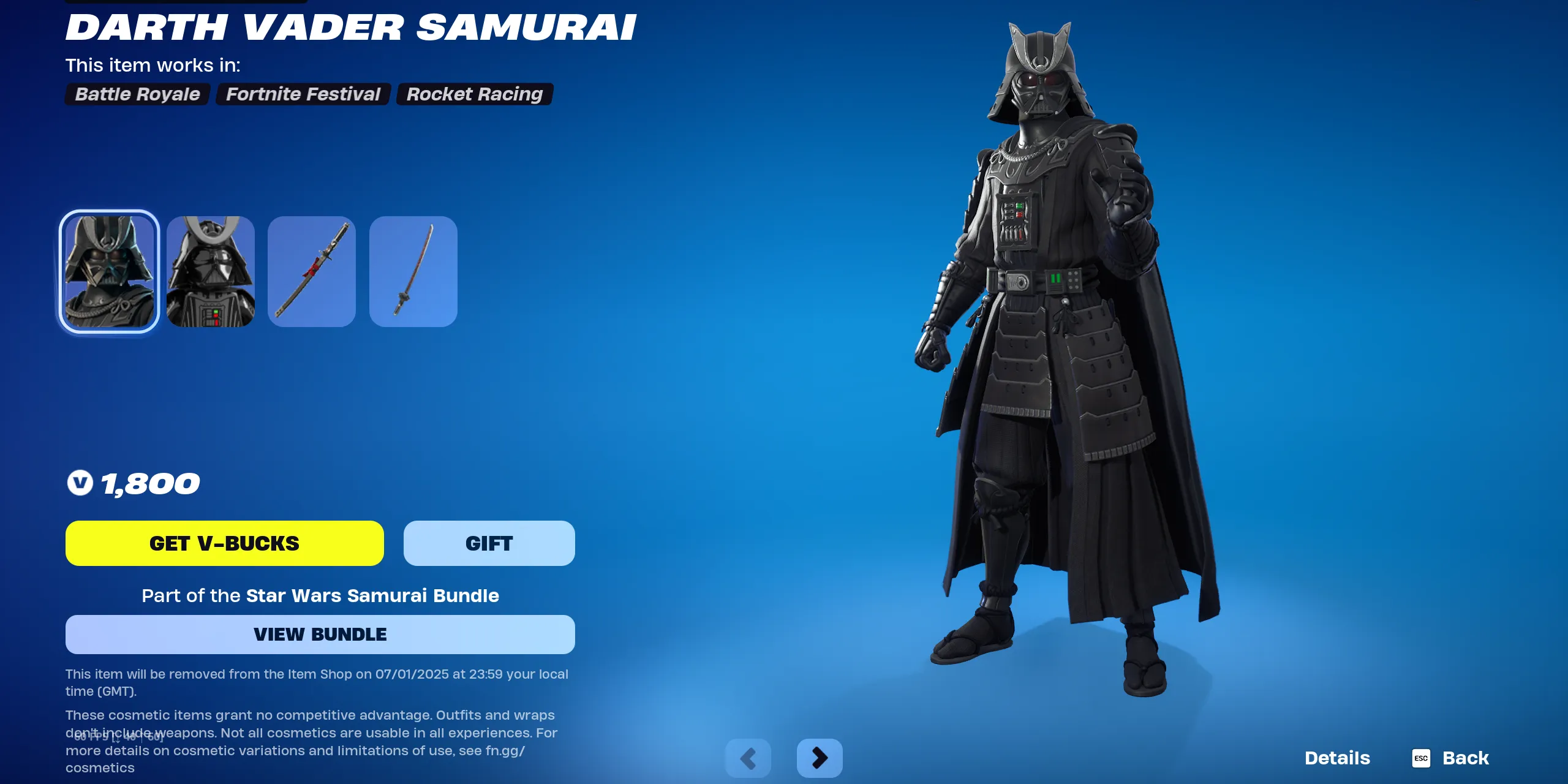 Darth Vader Samurai