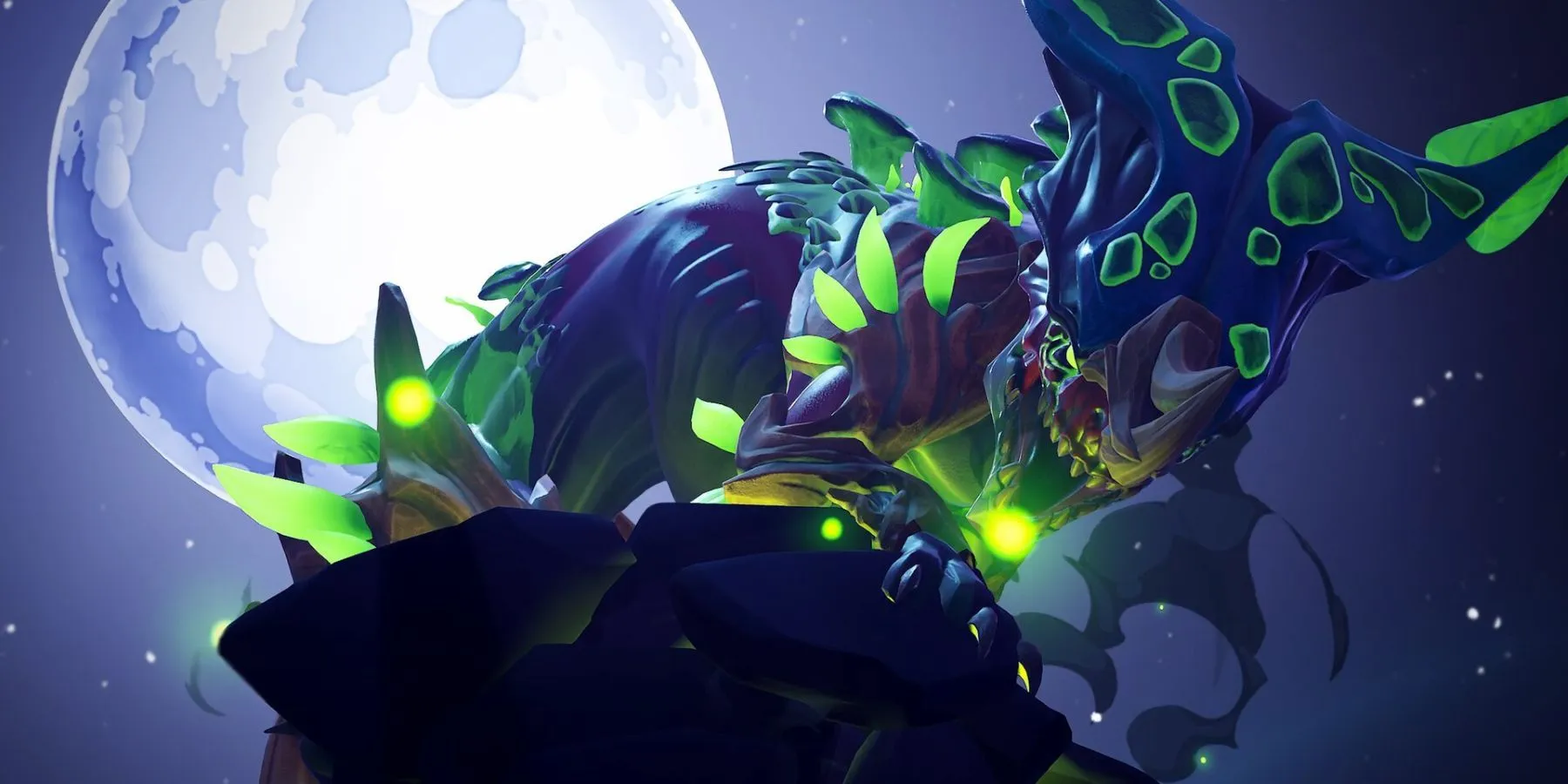 Behemoth bleu et vert dans Dauntless