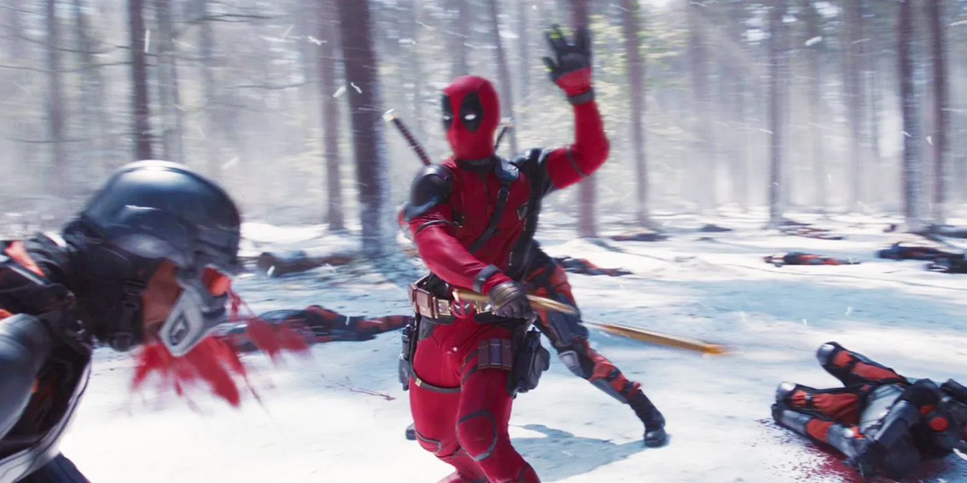 Deadpool peleando contra la TVA