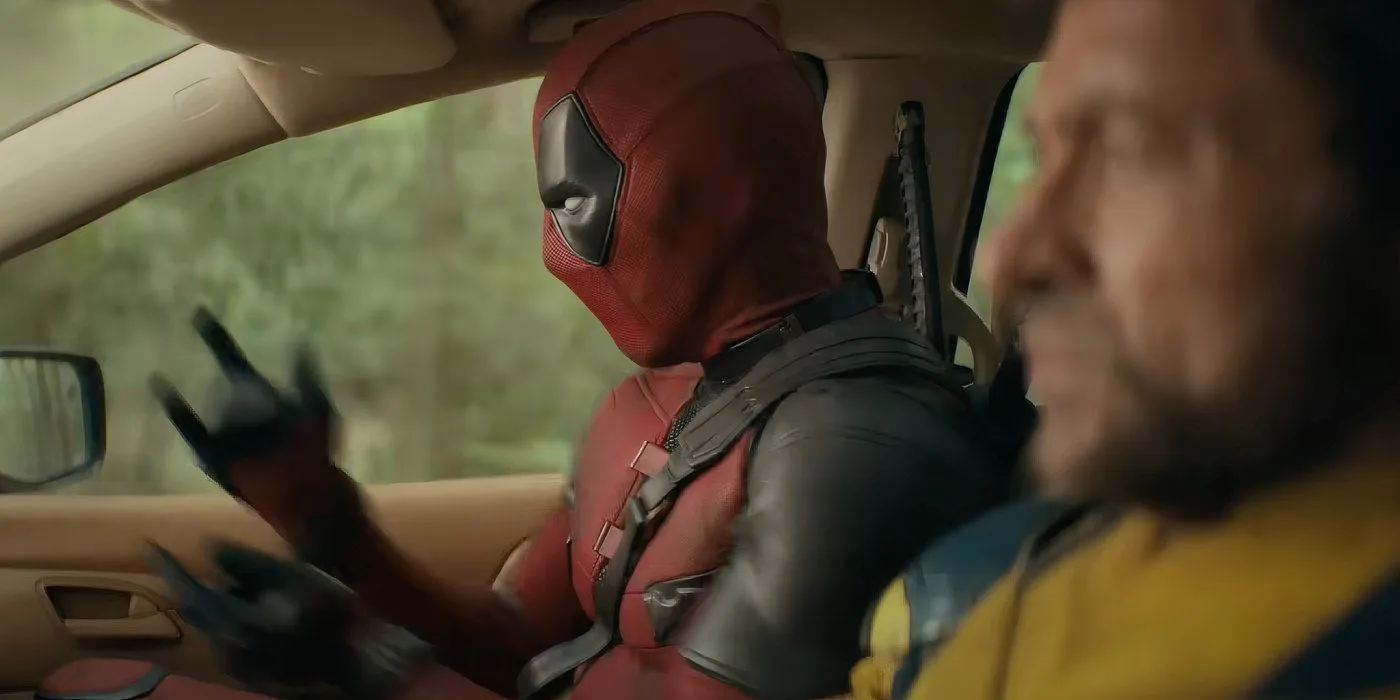 Scena z Deadpoolem i Wolverine'em