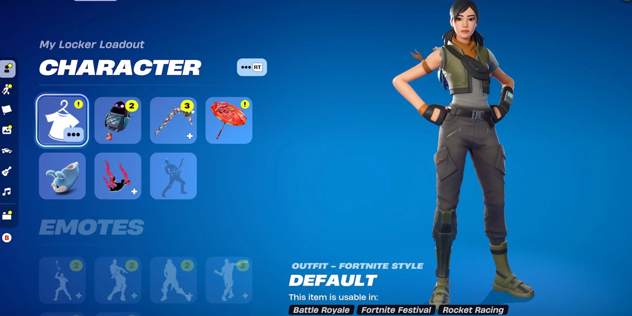 Standard-Skin im Fortnite-Schließfach