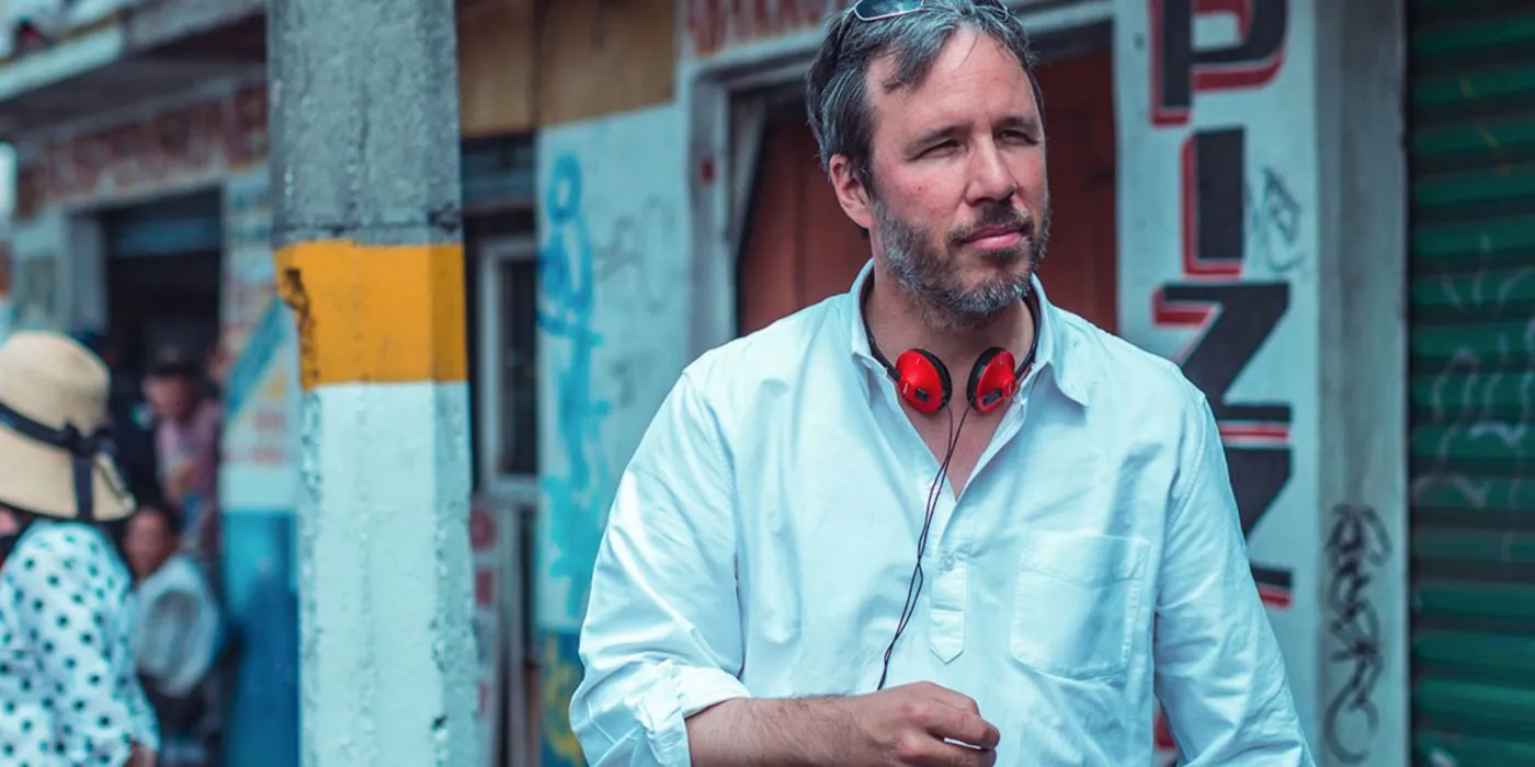 Denis Villeneuve no set de Sicario