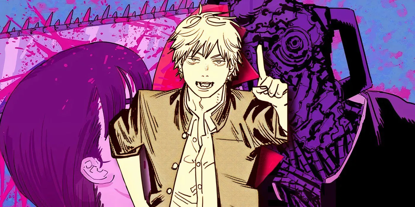 Arte promocional de Denji para Chainsaw Man Parte Dois