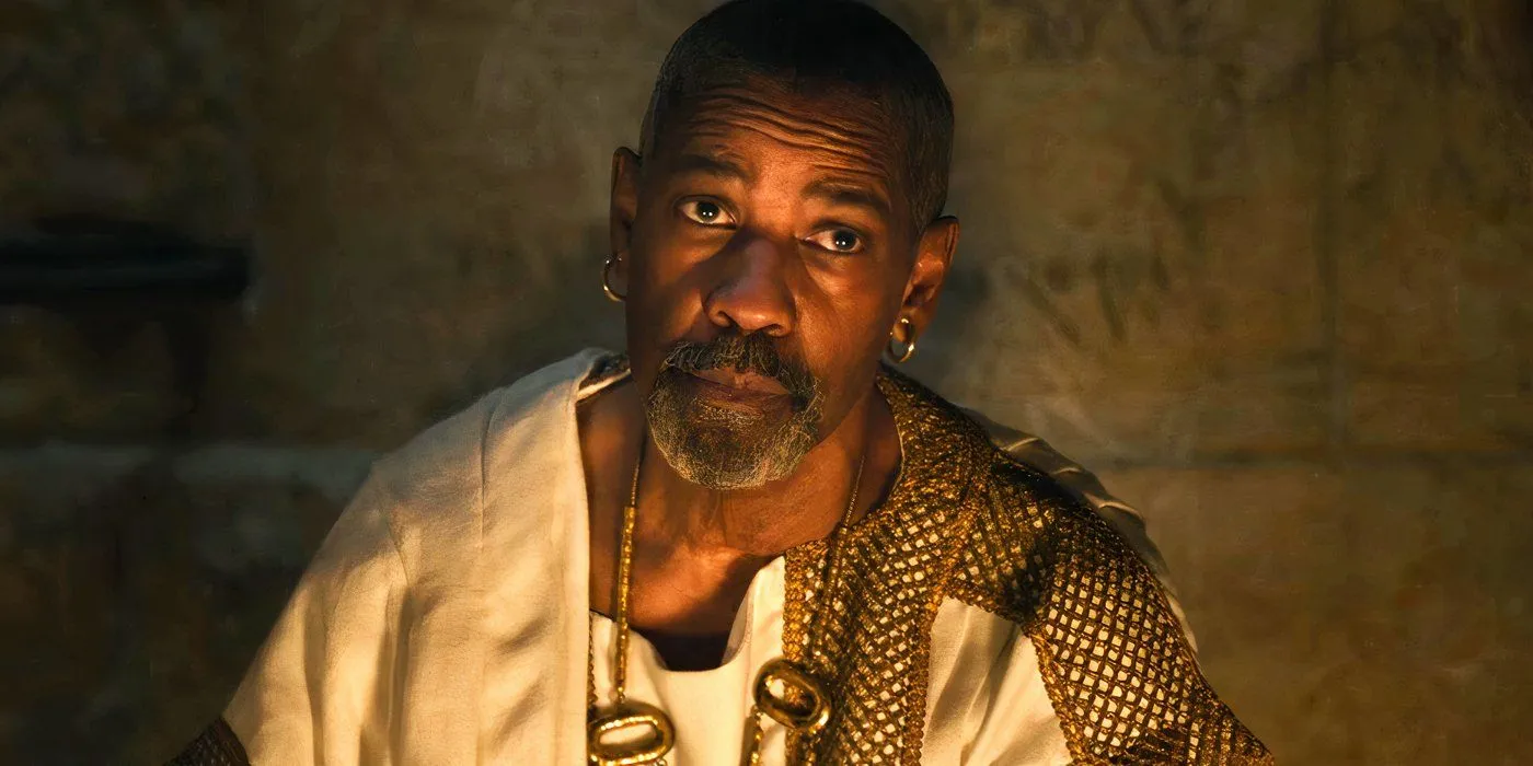 Denzel Washington em Gladiador II