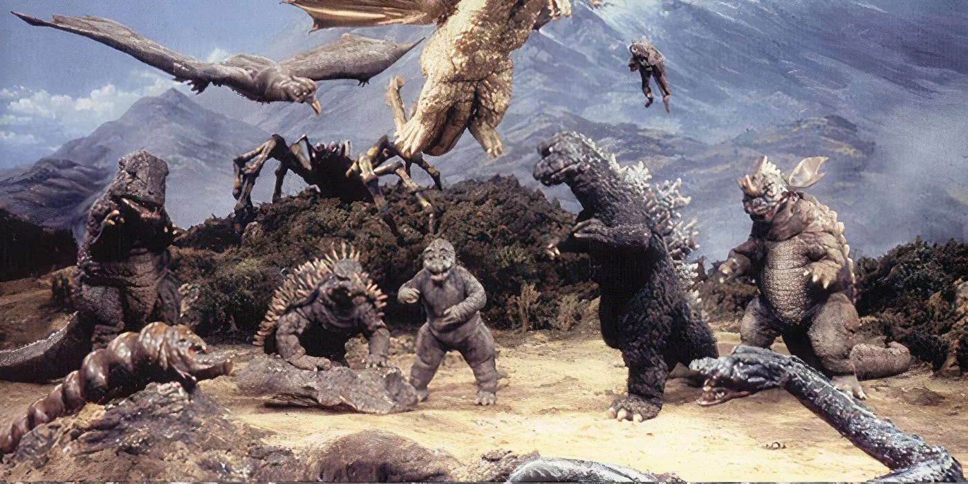 Monstres dans Destroy All Monsters.