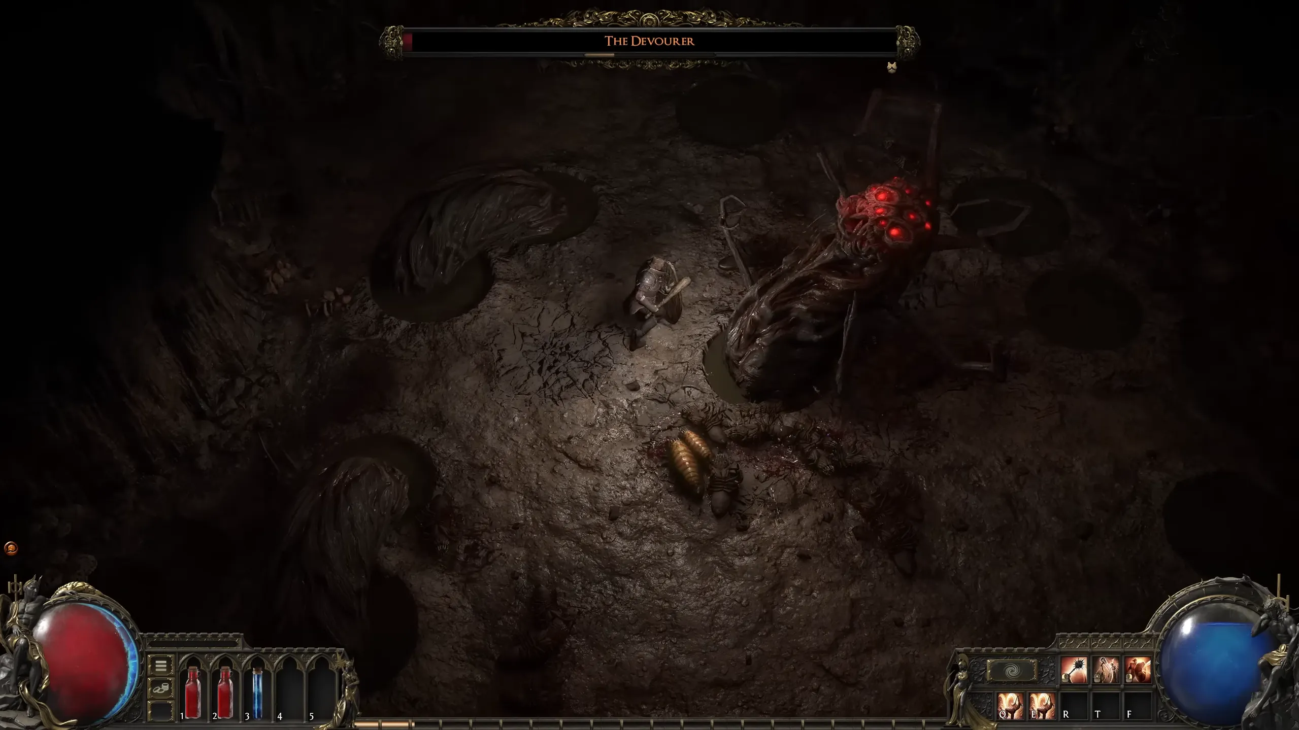 Boss Dévoreur dans Path of Exile 2