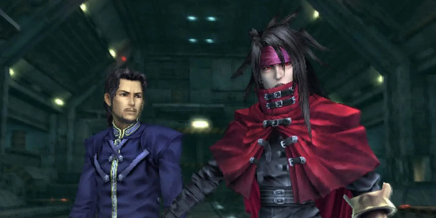 Vincent und Reeves in Dirge of Cerberus: Final Fantasy VII