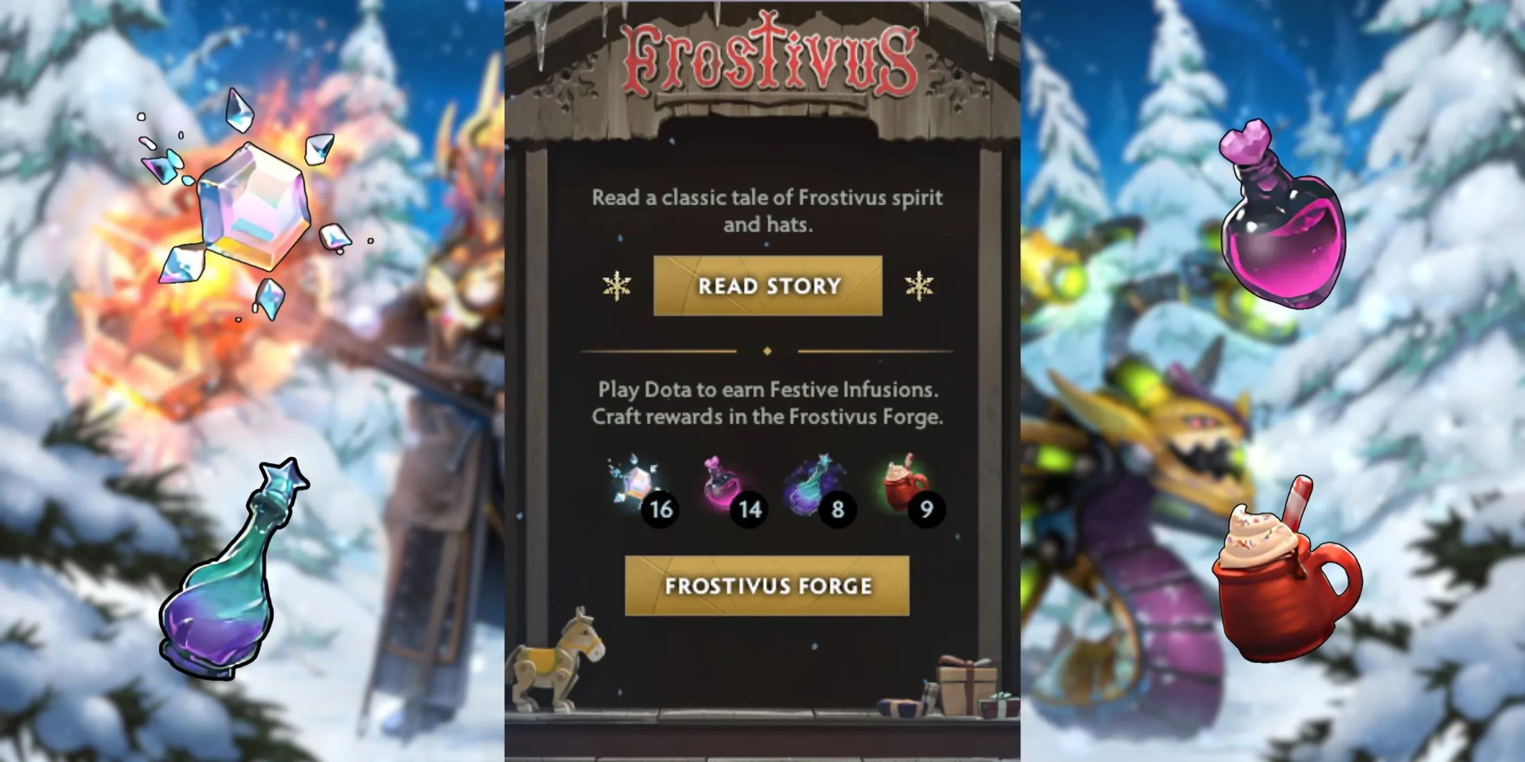 Dota 2 Frostivus Świąteczne Infuzje