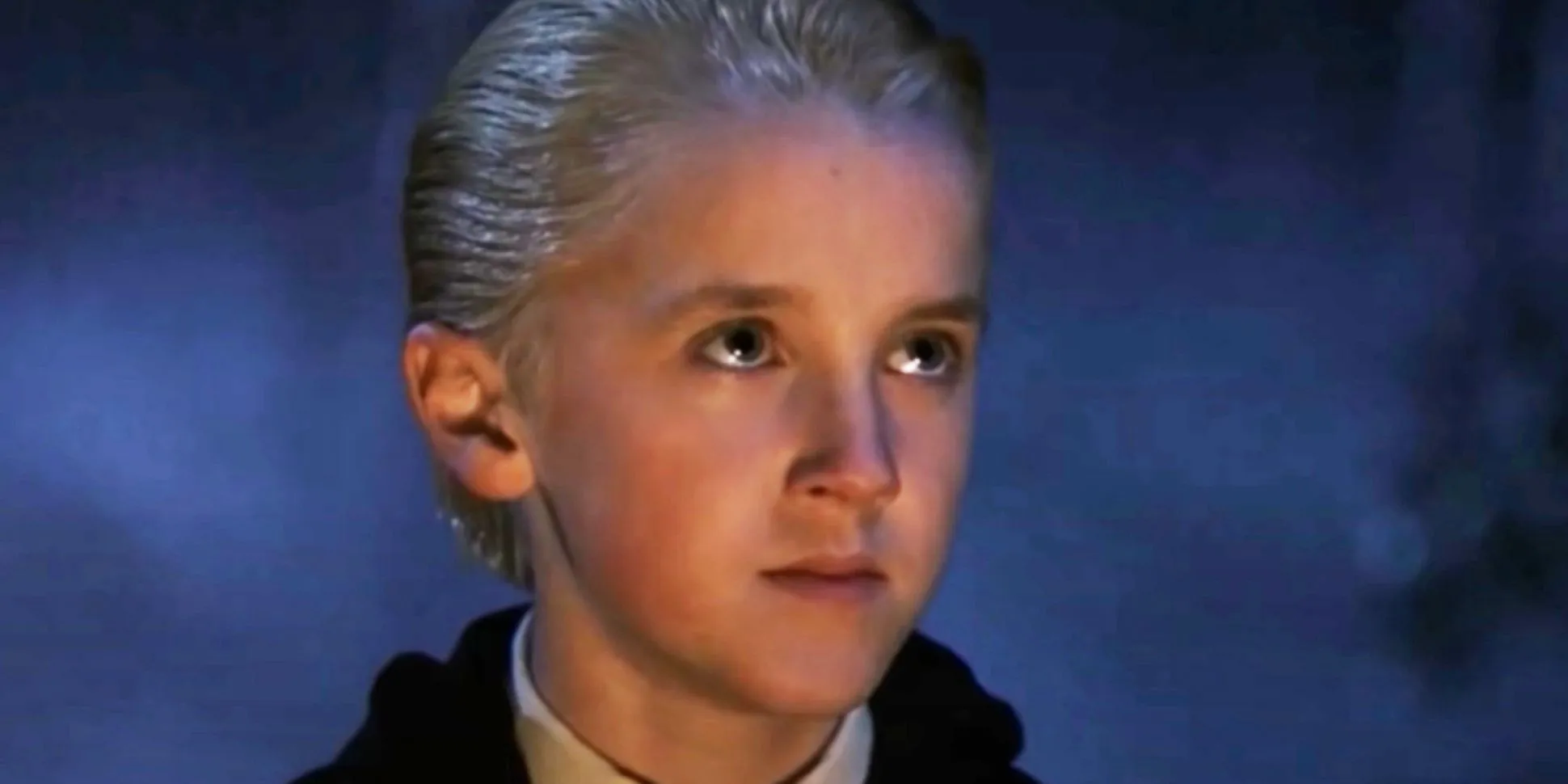 Draco Malfoy starrt in „Harry Potter und der Stein der Weisen“