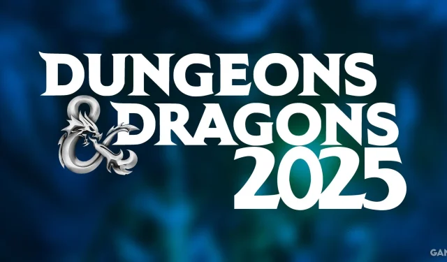 Dungeons and Dragons Reveals Exciting Plans for 2025