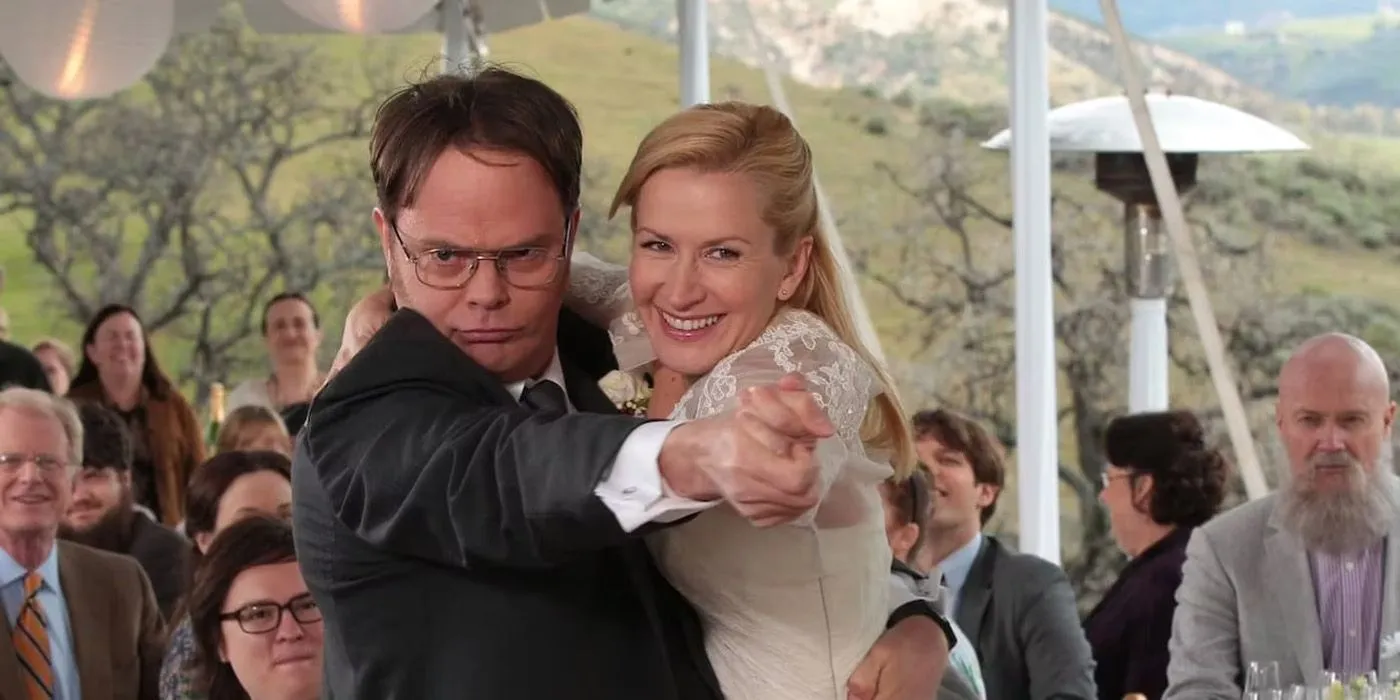 Dwight und Angela tanzen in „The Office“