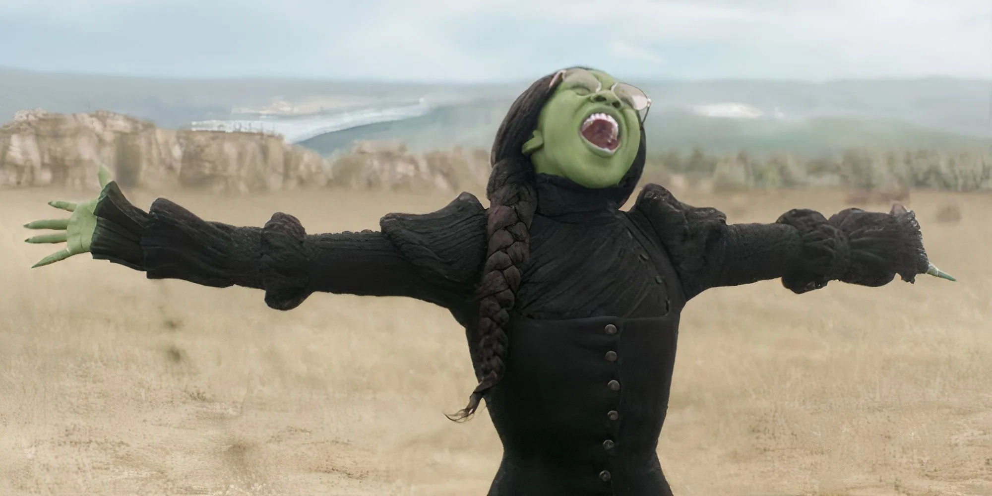 Elphaba singt in Wicked