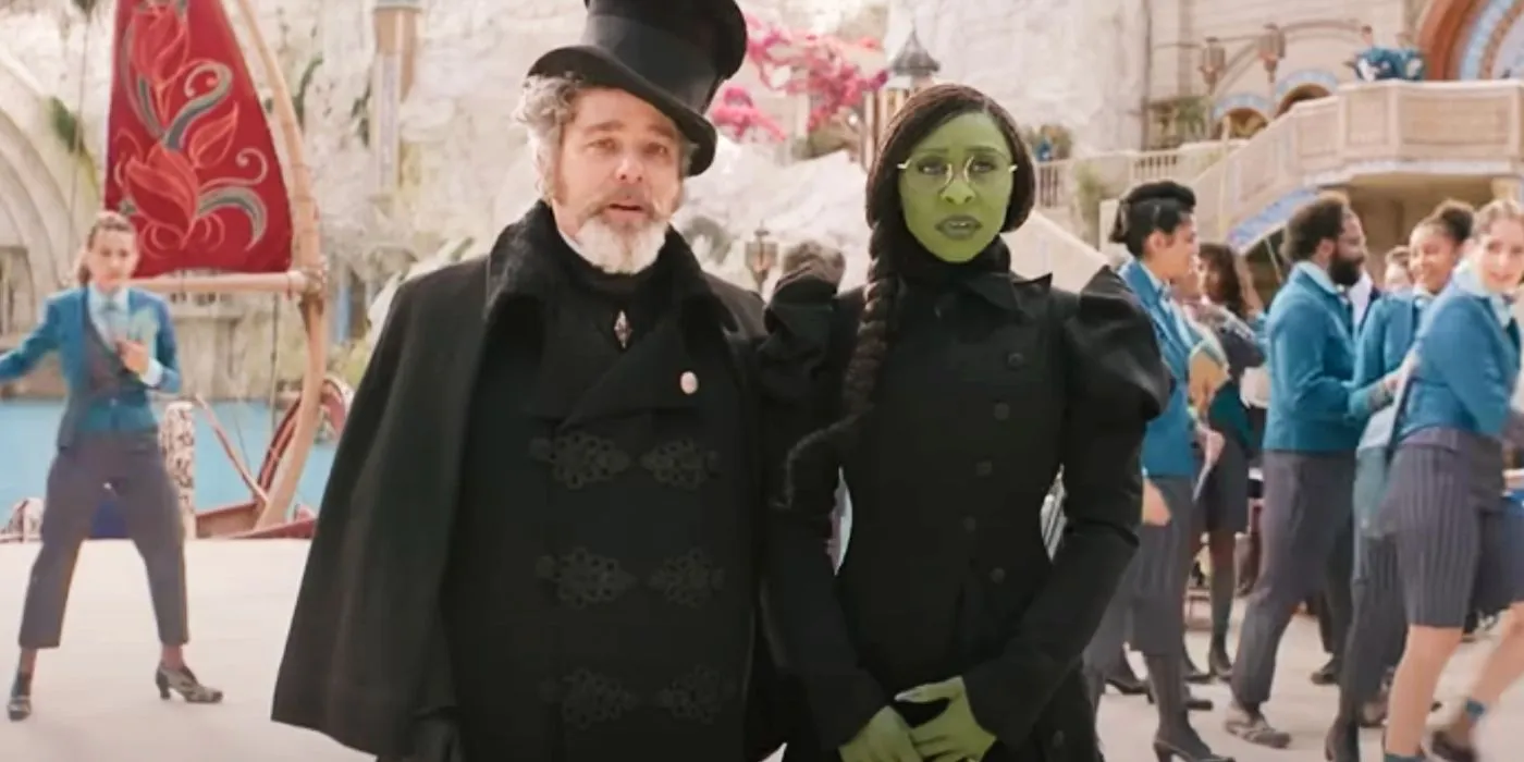 Elphaba alongside her father, Governor Thrope