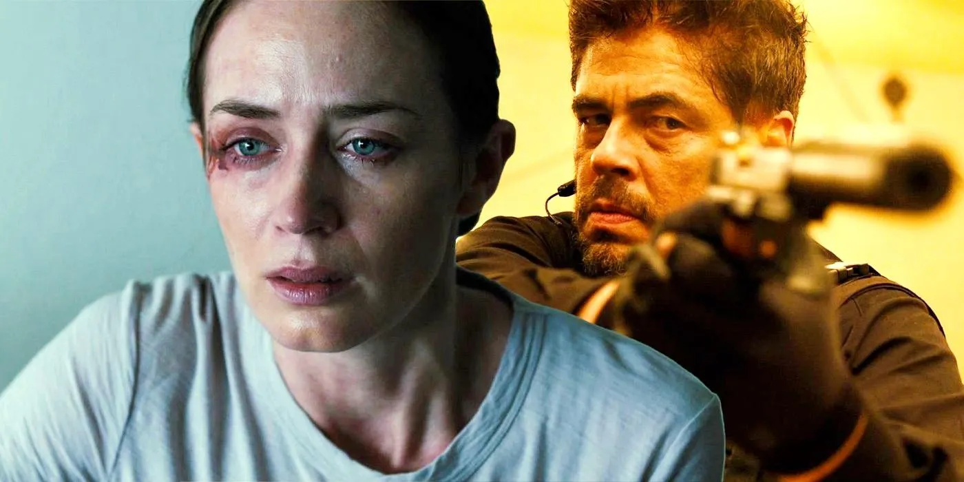 Szene aus Sicario mit Benicio Del Toro und Emily Blunt